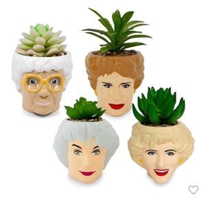 Golden Girls Planter Set - Multicolor